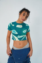 Load image into Gallery viewer, JADE.KELLY blue rib tee
