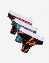 Load image into Gallery viewer, BOXER THONG BUNDLE BLEACH, BLACK, NAVY, GREEN
