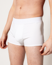 Load image into Gallery viewer, MENS WHITE TRUNKS FRONT
