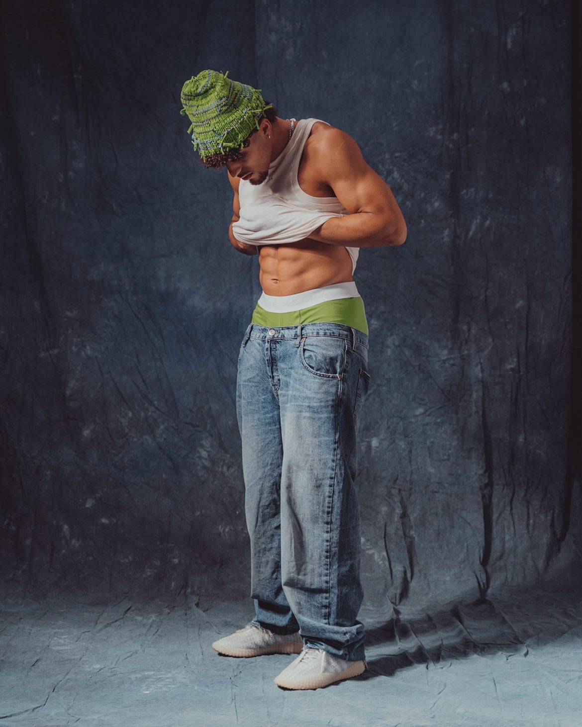 J A D E . K E L L Y green trunks mens